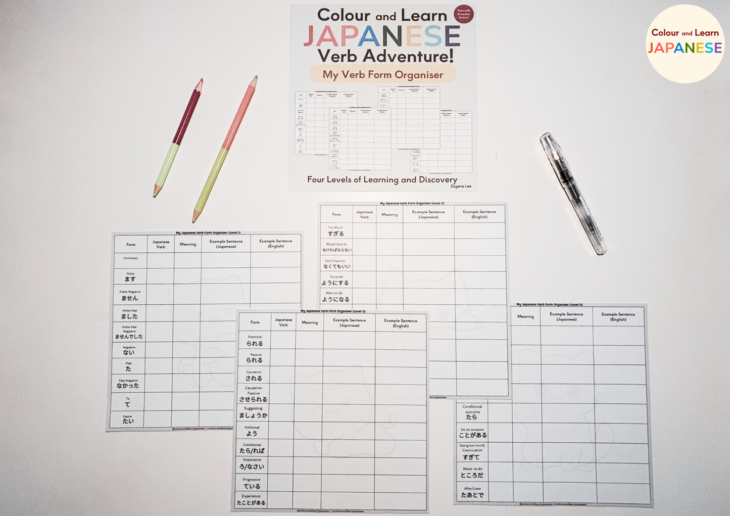 Verb Adventure! My Verb Form Organiser